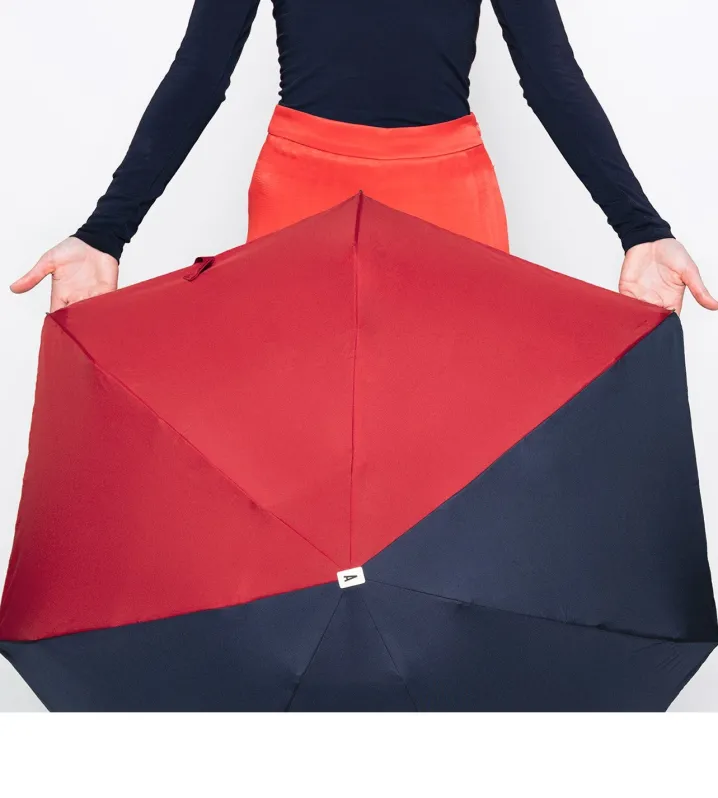 ANATOLE MICRO OMBRELLO COMPATTO ROSSO BLU GENOA