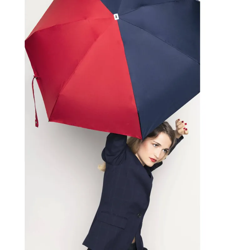 ANATOLE MICRO OMBRELLO COMPATTO ROSSO BLU GENOA
