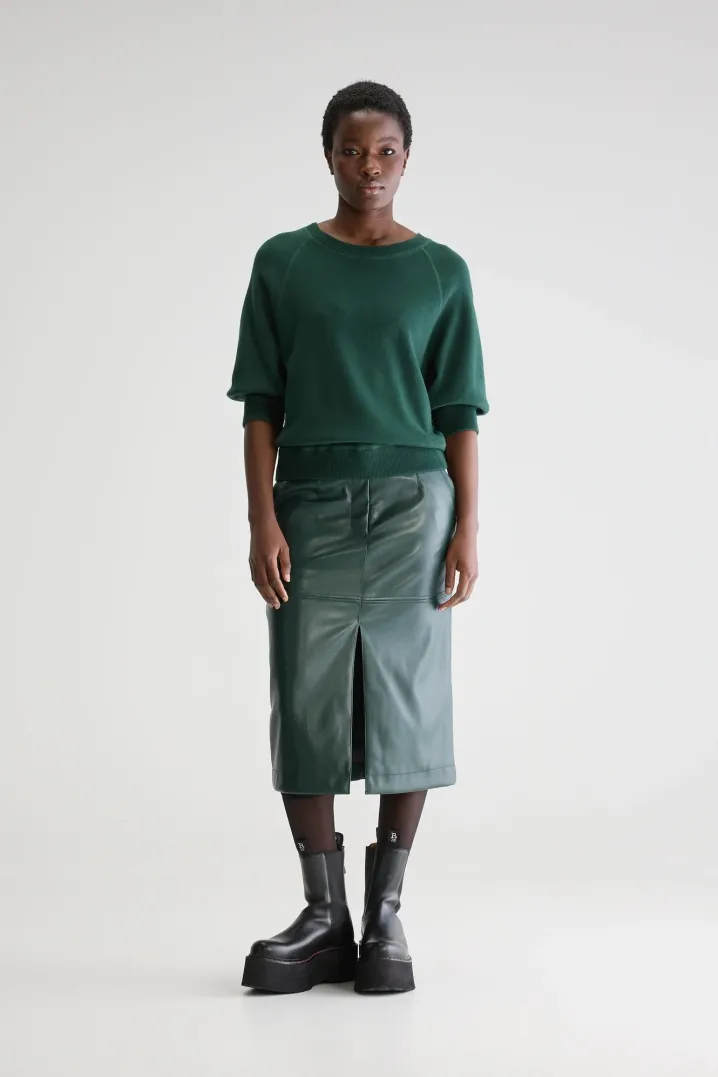 ANGLET CREWNECK SWEATER BOTANICA GREEN