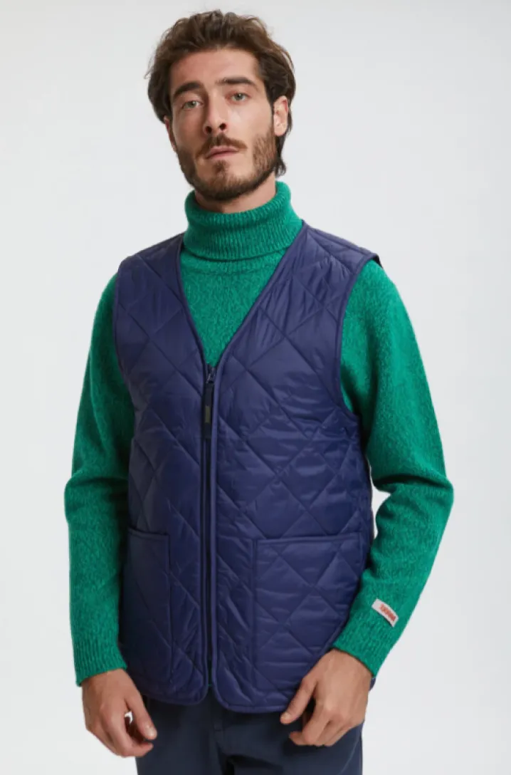 BARACUTA GILET MILLER CLASSIC BLUE
