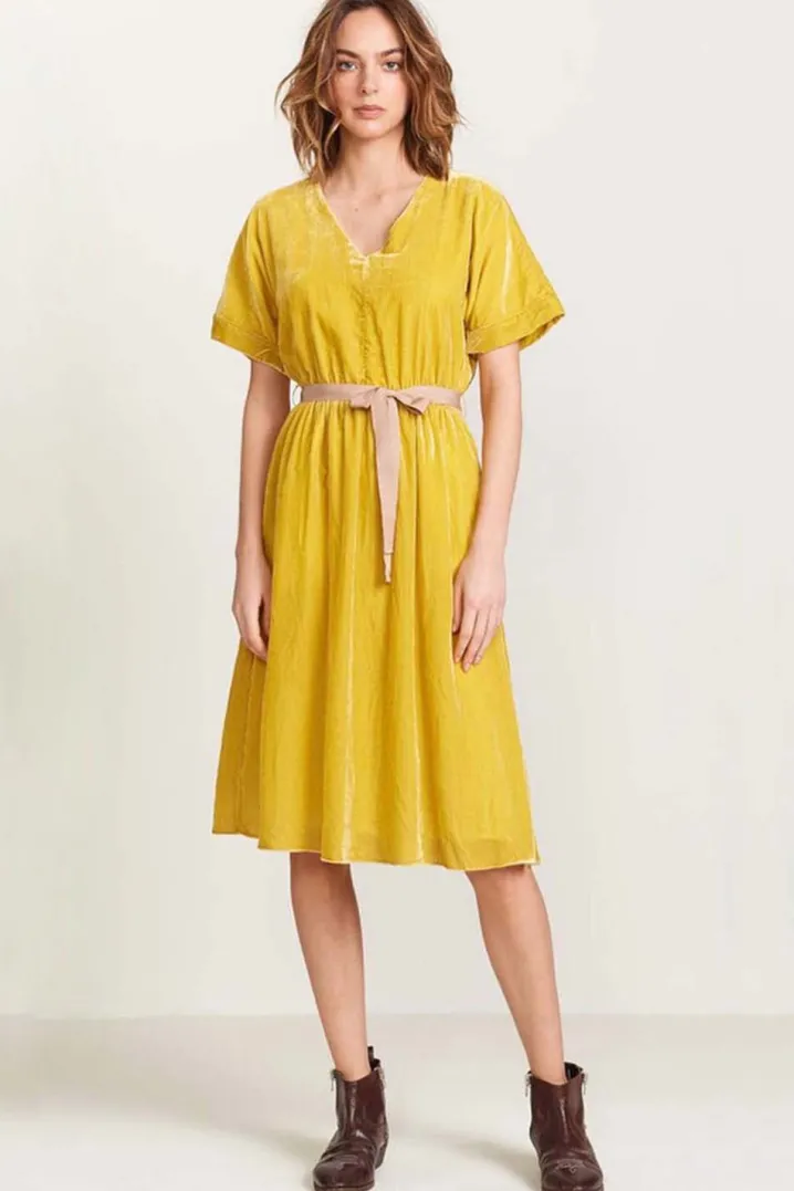 BELLEROSE ABITO VELLUTO NERO
