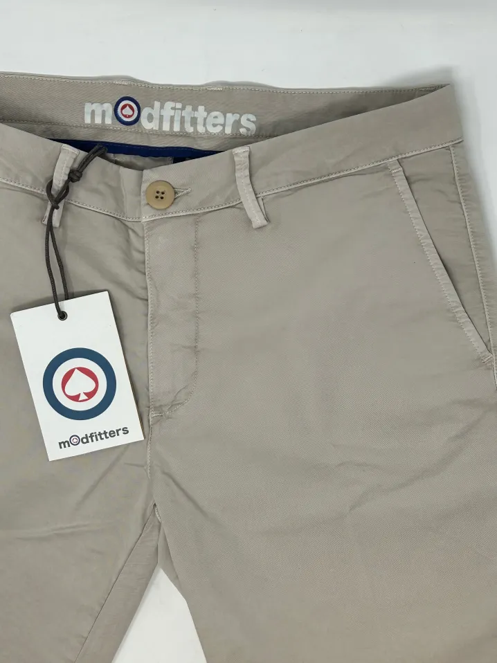 BERMUDA CHINOS MODFITTERS STONE