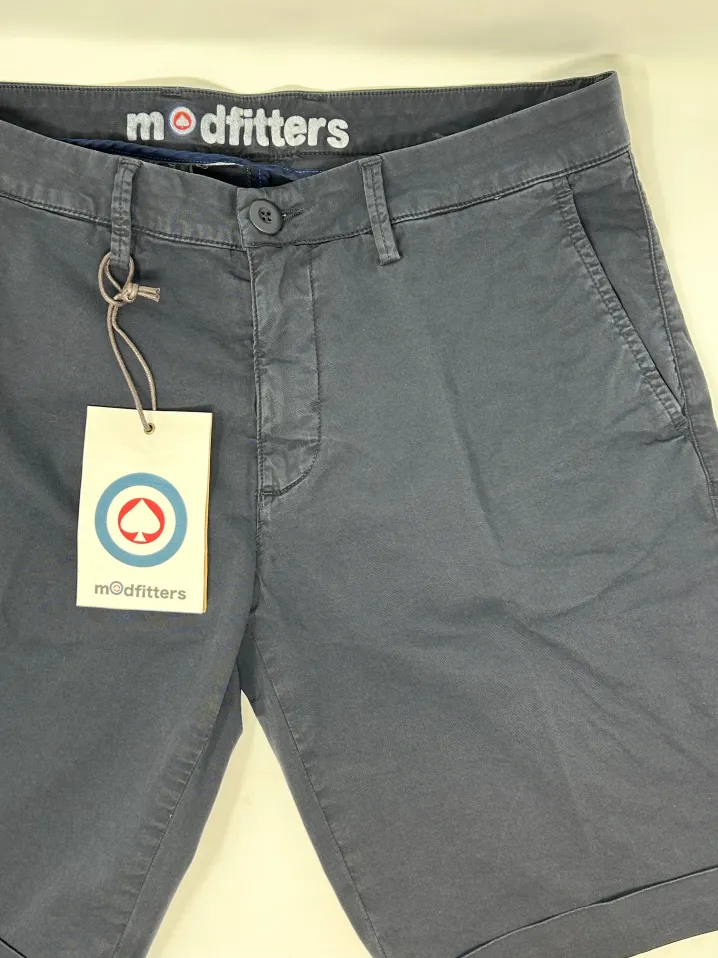 BERMUDA CHINOS MODFITTERS BLU