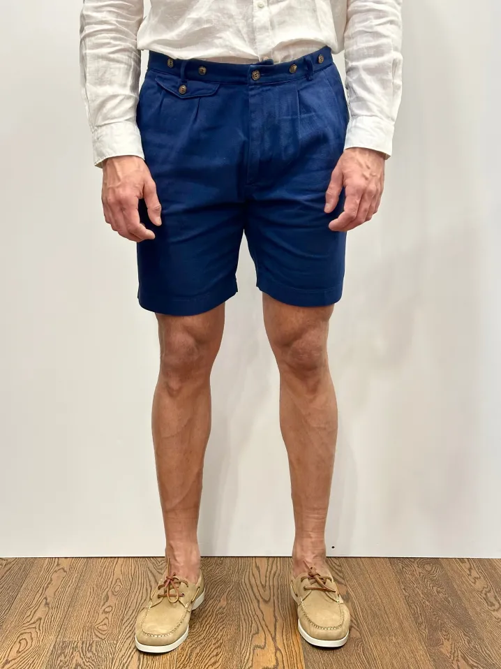 BERMUDA "ROMMEL" COTONE ECOLOGICO BLU