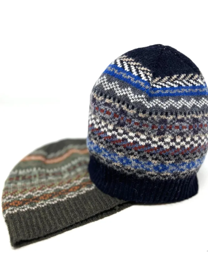 BERRETTI BEANIES FAIR ISLE ROBERT MACKIE
