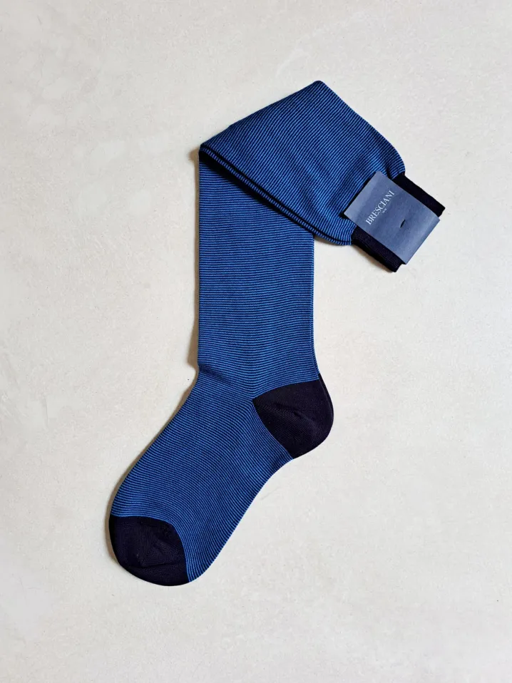 BRESCIANI CALZE RIGA BLUETTE BLU