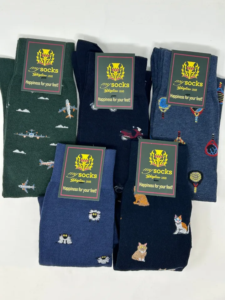 CALZE CALDO COTONE MY SOCKS BY GHIGLINO