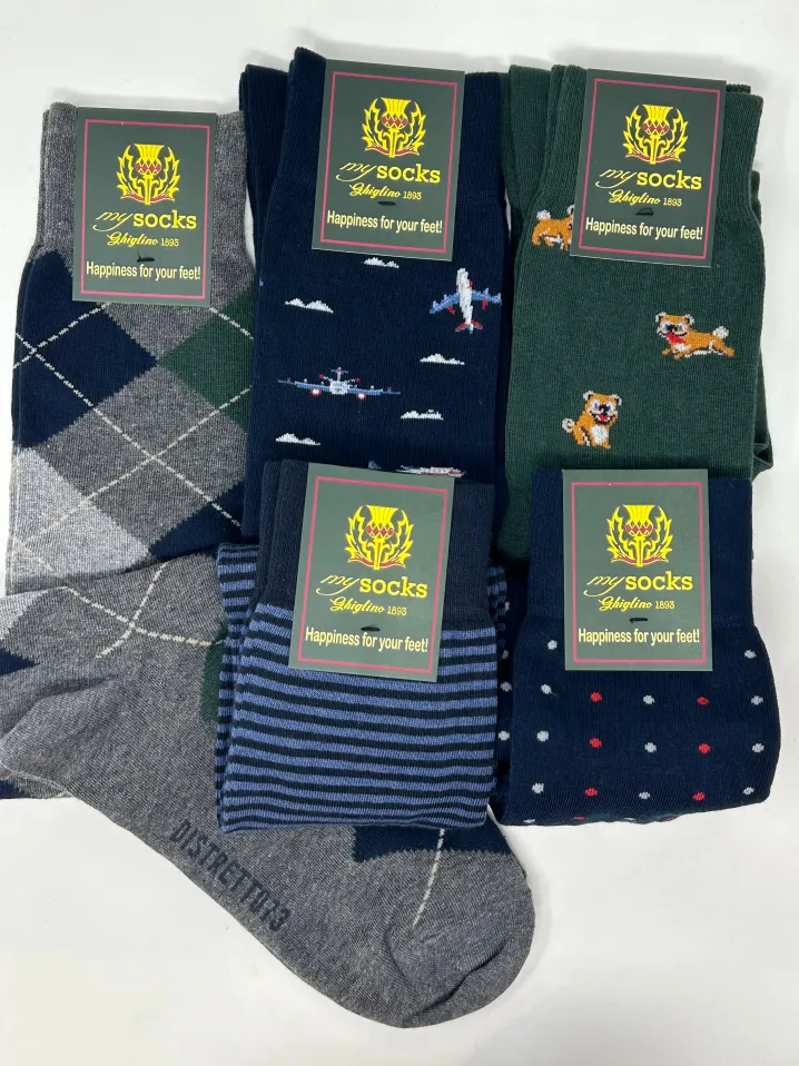 CALZE CALDO COTONE MY SOCKS BY GHIGLINO
