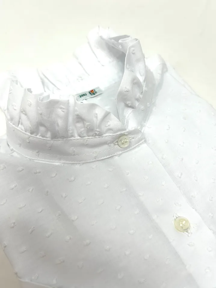 CAMICIA ALEX (OVERSIZE) PLUMETIS BIANCA