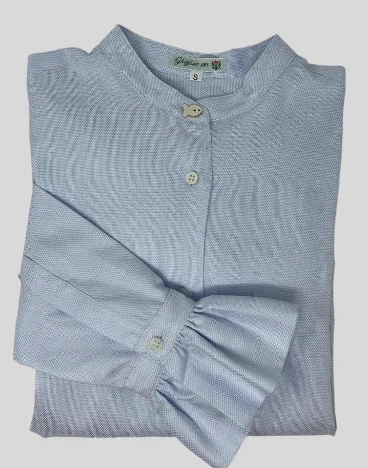 CAMICIA BETTA AZZURRA OXFORD