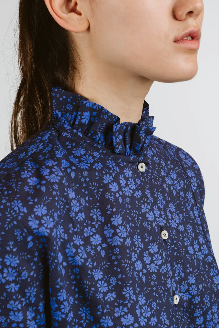 CAMICIA CHICCA MEZZA MANICA MADE WITH LIBERTY FABRICS
