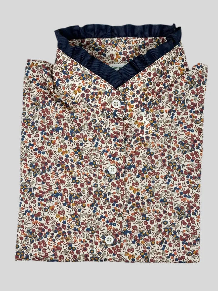 CAMICIA PENNY MADE WITH LIBERTY FABRICS & GROS GRAIN
