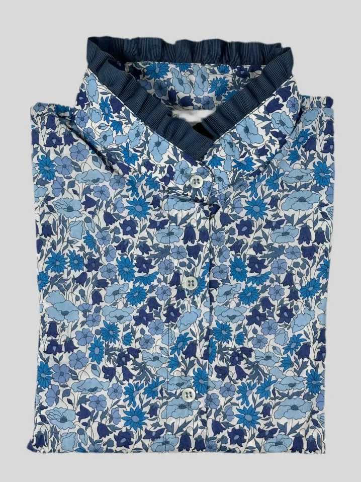 CAMICIA PENNY MADE WITH LIBERTY FABRICS & GROS GRAIN