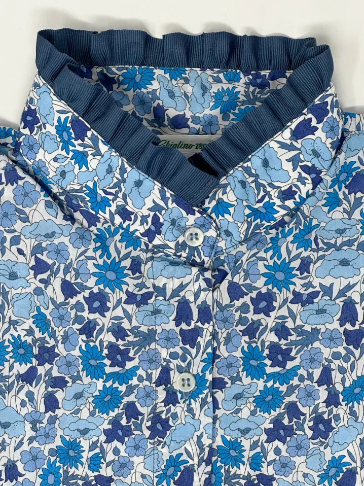 CAMICIA PENNY MADE WITH LIBERTY FABRICS & GROS GRAIN