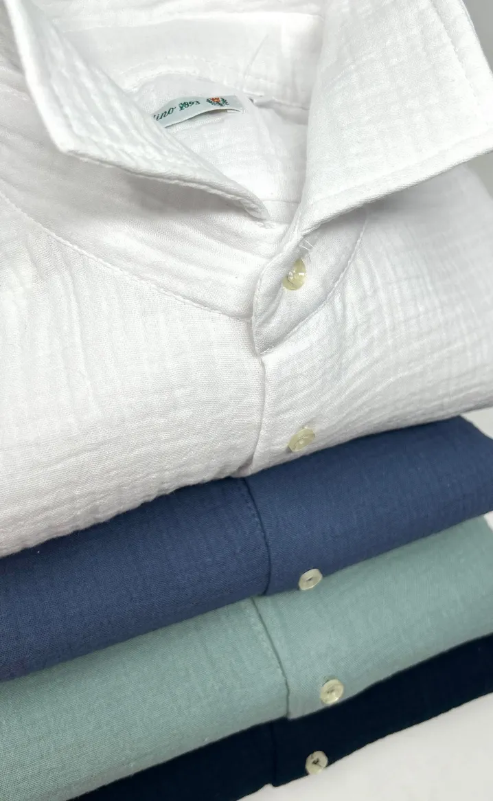 CAMICIA "PETER" IN GARZA DI COTONE