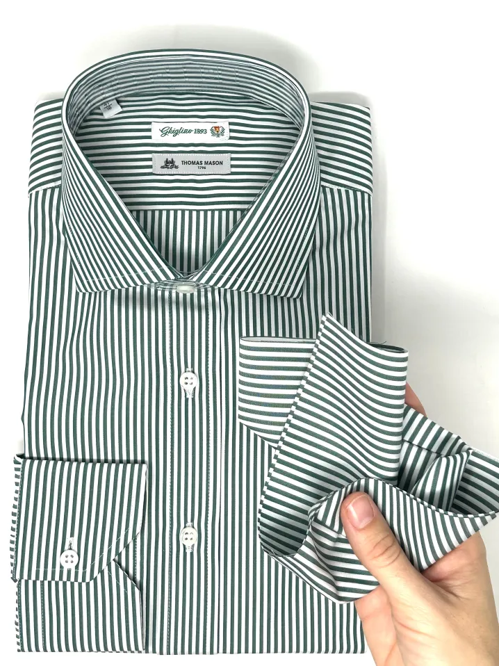 CAMICIA RIGA VERDE