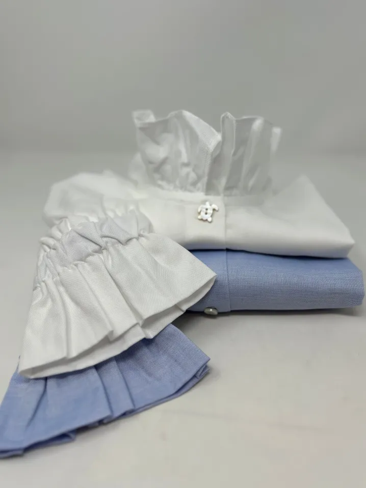 CAMICIA TERESA OXFORD AZZURRA