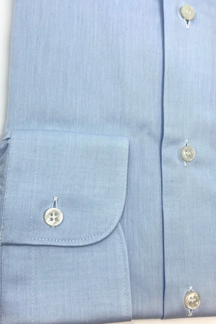 CAMICIA TWILL AZZURRO