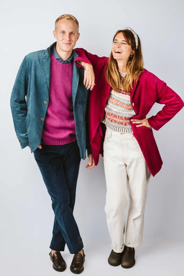 CAPPOTTO "DEBBY" OVER VELLUTO A COSTE FUXIA