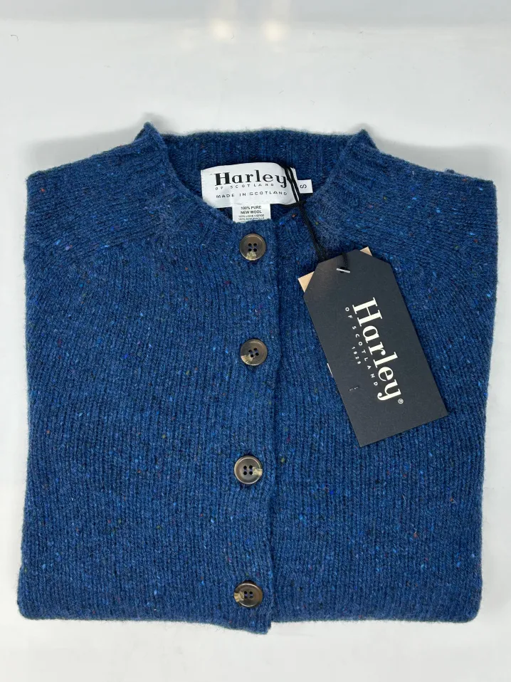 CARDIGAN TWEED "RAASAY"HARLEY OF SCOTLAND FOR GHIGLINO