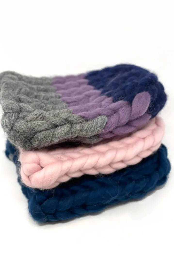 CHUNKY KNIT ORGANIC BEANIE