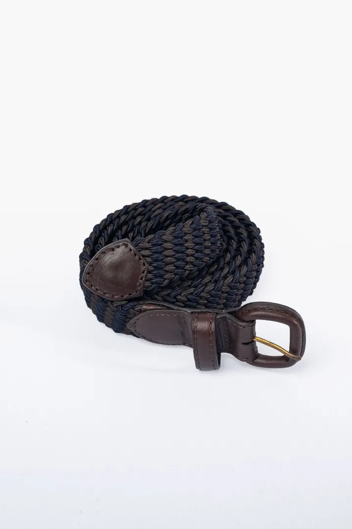 CINTURA ELASTICO BLU/MORO G1893