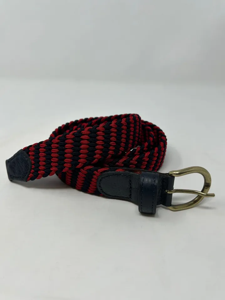 CINTURA ELASTICO G1893 BLU/BORDEAUX
