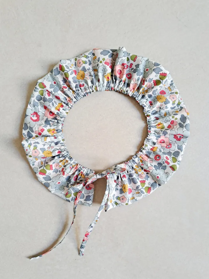 COLLETTO MAXI ROUCHES LIBERTY FABRIC