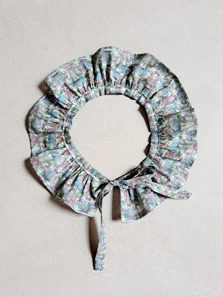COLLETTO MAXI ROUCHES LIBERTY FABRIC