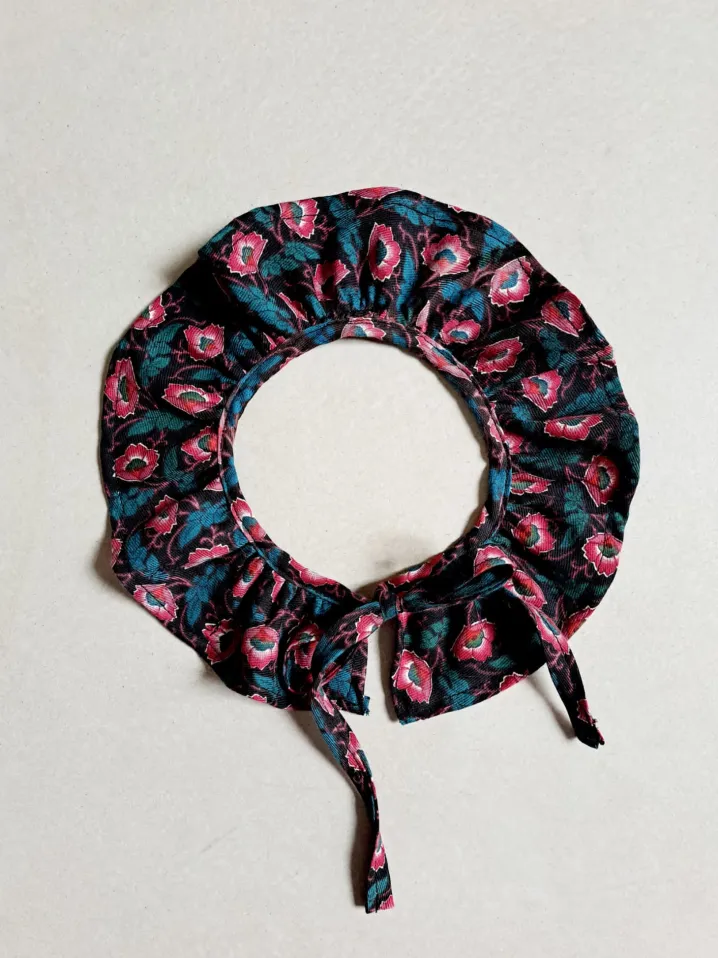 COLLETTO MAXI ROUCHES LIBERTY FABRIC