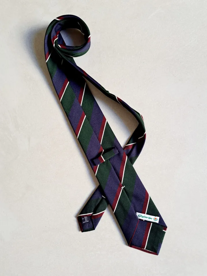 CRAVATTA SETTE PIEGHE REGIMENTAL