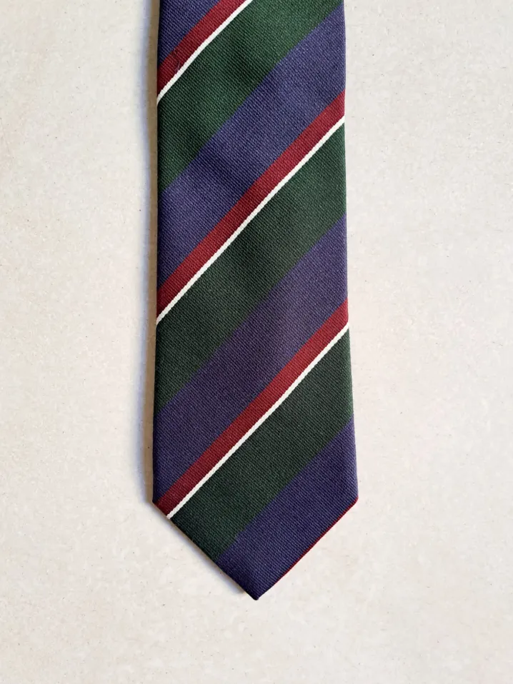CRAVATTA SETTE PIEGHE REGIMENTAL