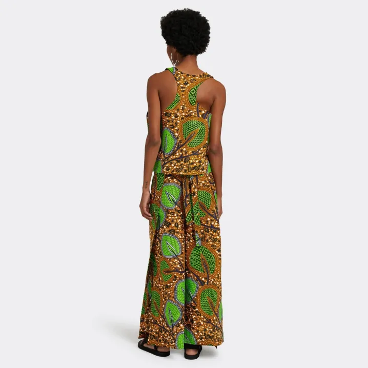 ENDELEA PANTALONI A PORTAFOGLIO AFRICAN WAX