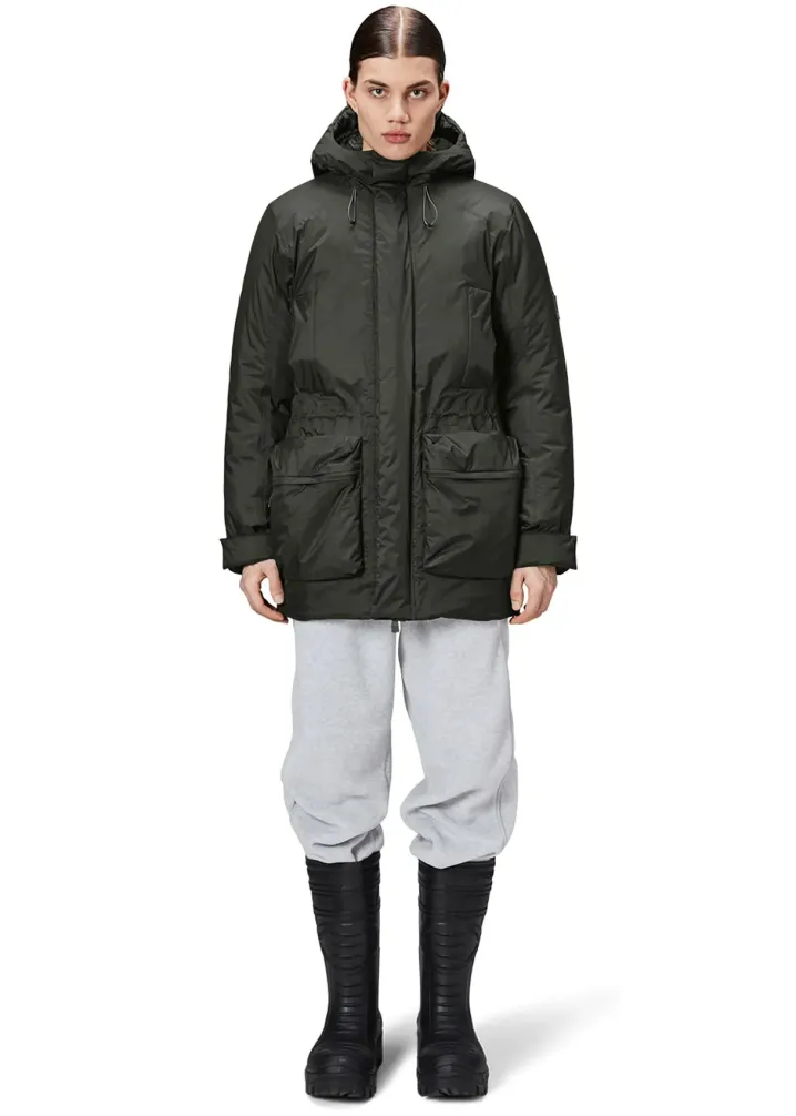 ESKIMO IMPERMEABILE VARDO PARKA GREEN RAINS