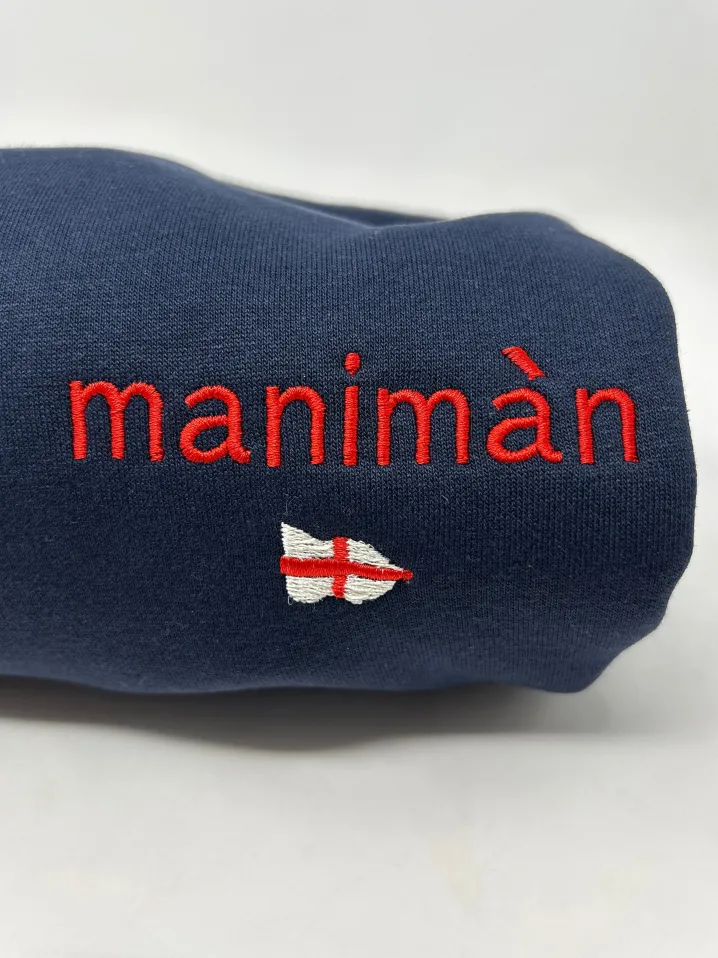 FELPA CON CAPPUCCIO "MANIMAN" VERDE MILITARE