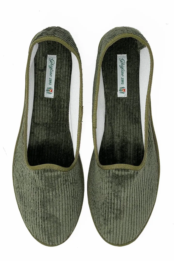 FRIULANINE VELLUTINE FRENCH CORDUROY MILITARE GHIGLINO