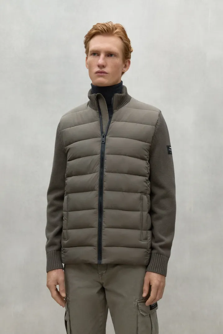 GIACCA CARDIGAN BIMIALF KNIT MAN DARK OLIVE ECOALF