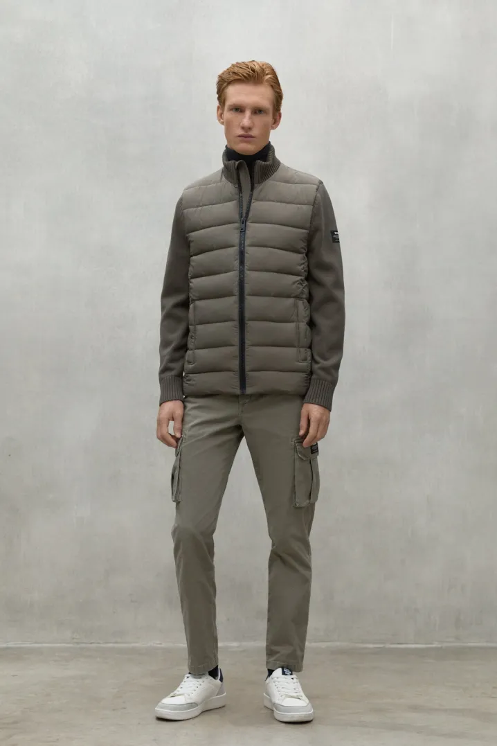 GIACCA CARDIGAN BIMIALF KNIT MAN DARK OLIVE ECOALF