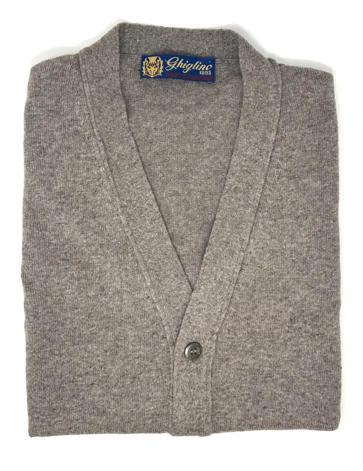 GILET LANA E CASHMERE GHIGLINO BASIC