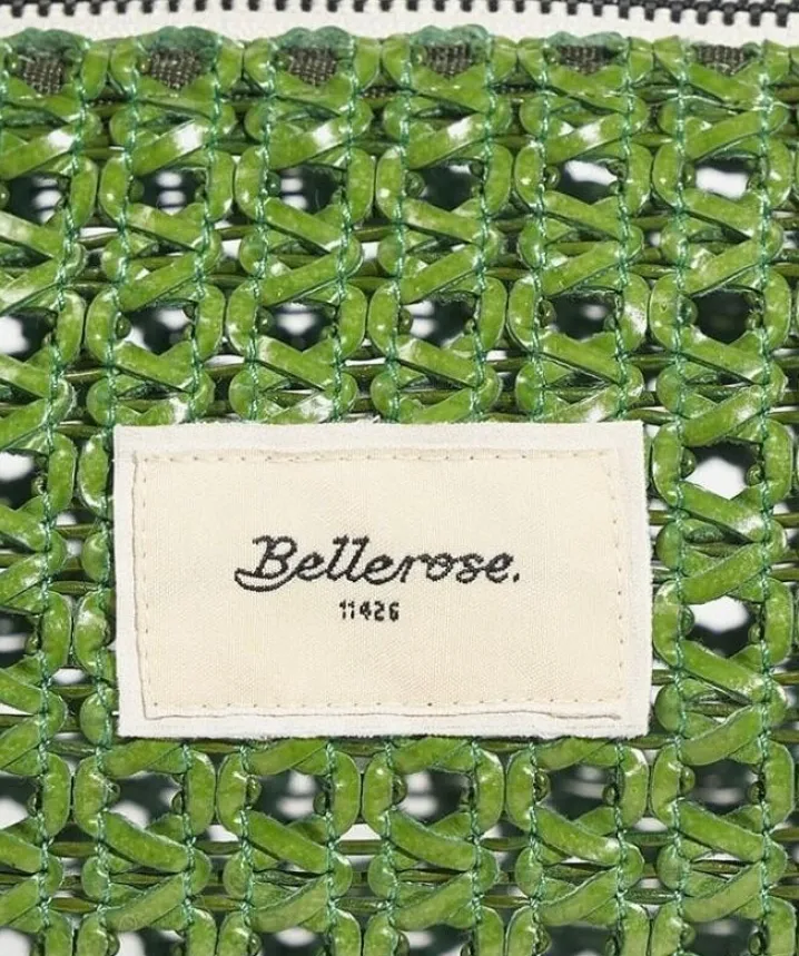 HANOMY ZIP OPENWORK BAG AVOCADO GREEN