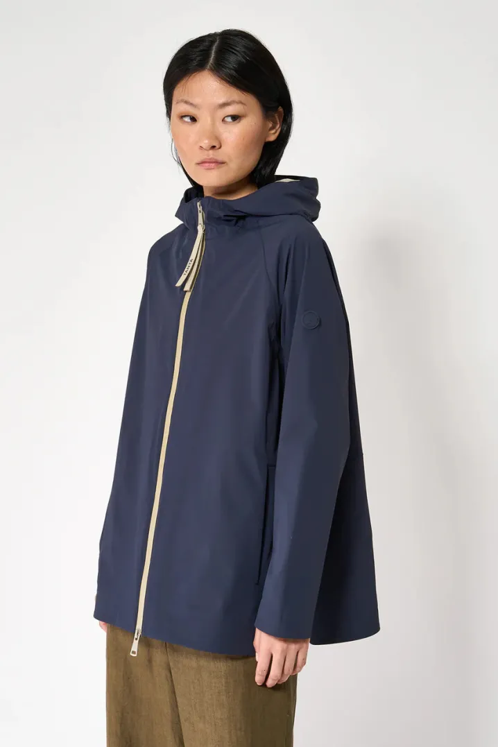 IMPERMEABILE SOFTSHELL NOE TANTA RAIN NAVY