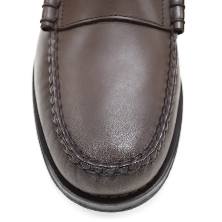 LARSON SOFT PENNY LOAFERS CIOCCOLATO G.H.BASS WEEJUNS