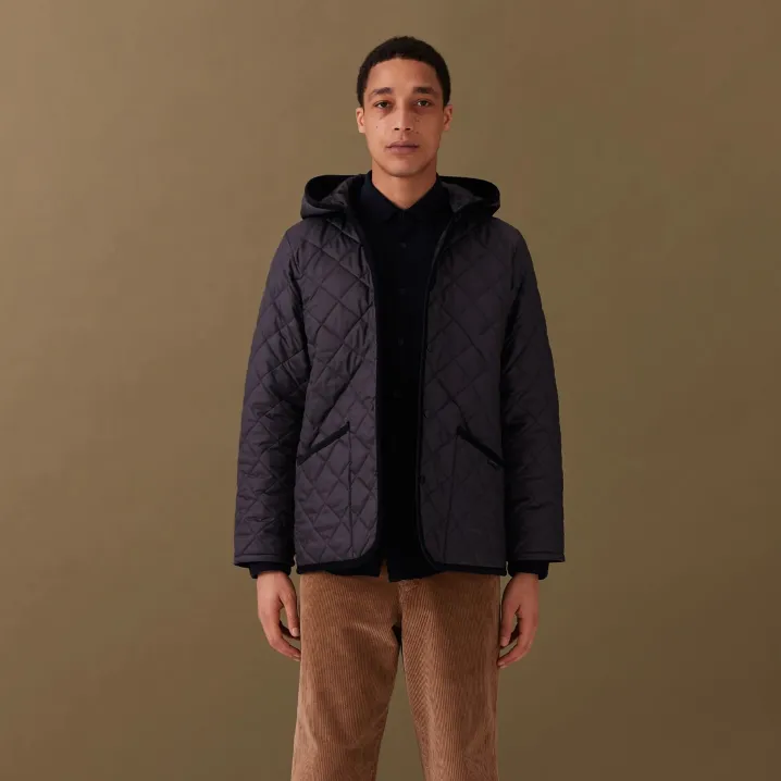 LAVENHAM CRAYDON JACKET NAVY BLU