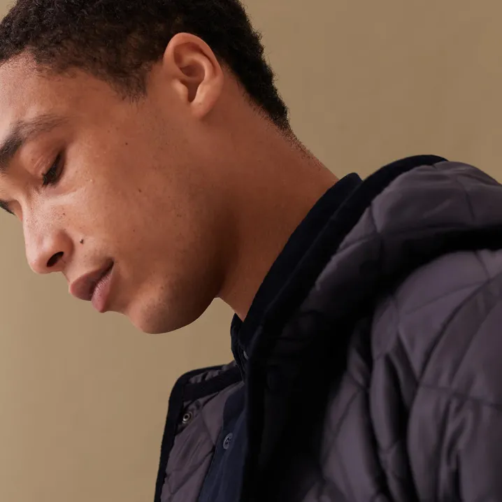 LAVENHAM CRAYDON JACKET NAVY BLU