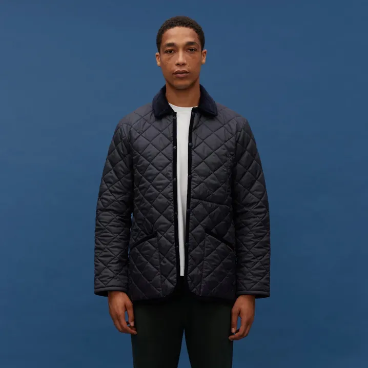 LAVENHAM RAYDON JACKET NAVY BLU