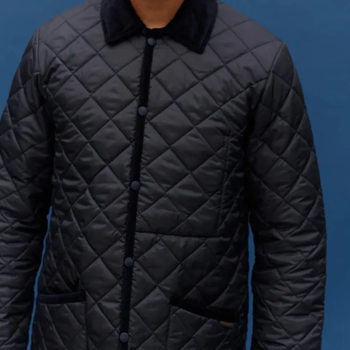 LAVENHAM RAYDON JACKET NAVY BLU