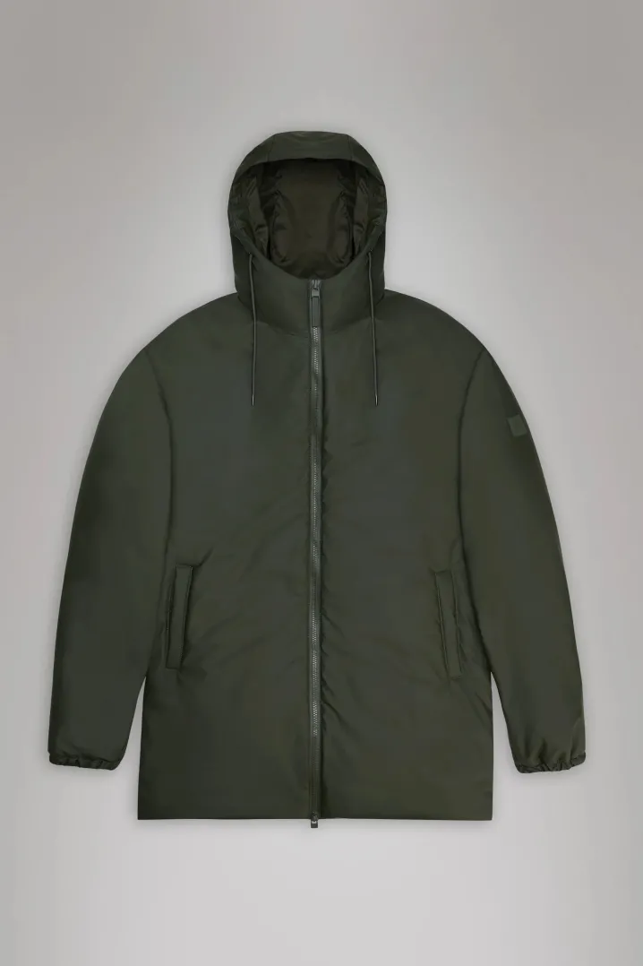 LOHJA LONG INSULATED JACKET MILITARE RAINS