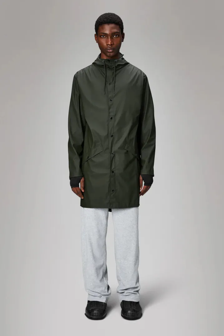 LONG JACKET GREEN RAINS