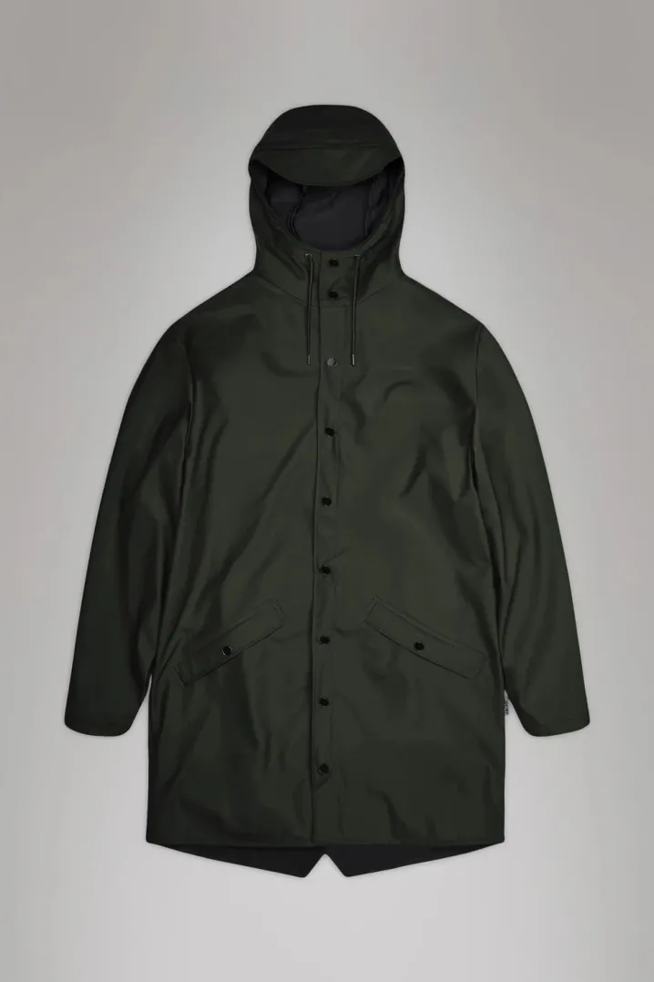 LONG JACKET GREEN RAINS
