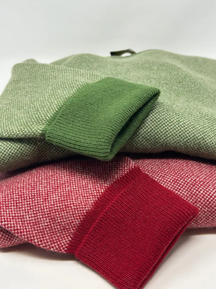 MAGLIONE GIROCOLLO SALE E PEPE 100% PURO CASHMERE